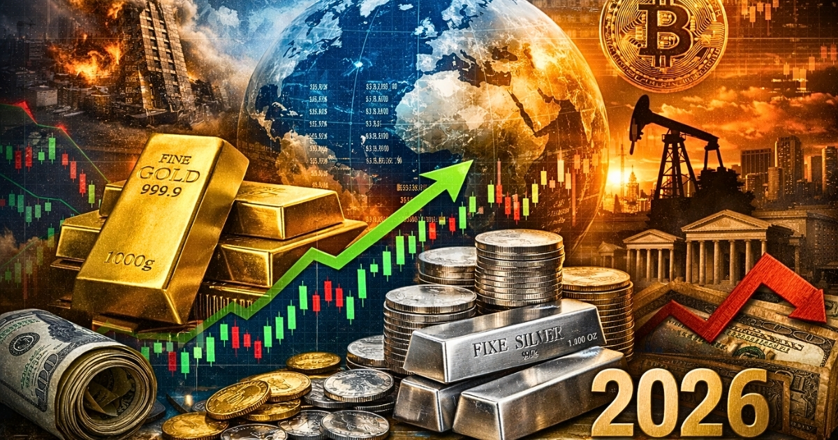 Monetary volatility, record debt, and geopolitical fragmentation push precious metals to the forefront as key safe havens heading into 2026.